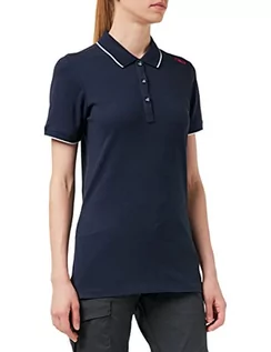 Koszulki i topy damskie - CMP CMP koszulka damska Polo 39d8356 niebieski black blue 40 39D8356 - grafika 1