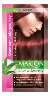Marion Szampon Koloryzujący Aloes & Keratyna 98 Burgund - Farby do włosów i szampony koloryzujące - miniaturka - grafika 3