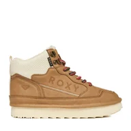 Botki damskie - Trzewiki Roxy CEO-V12-1126 Beżowy - miniaturka - grafika 1