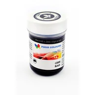 Dodatki do ciast w płynie, aromaty - Foodcolours BARWNIK SPOŻYWCZY W ŻELU 35g CZERŃ CZARNY 48 - miniaturka - grafika 1