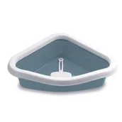 Kuwety dla kotów - Zolux Kuweta narożna SPRINT kol. niebieski (590107BAC) - miniaturka - grafika 1