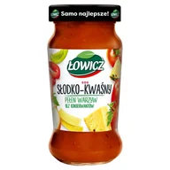 Sosy w słoikach - Łowicz SOS SŁODKO-KWAŚNY 350 G zakupy dla domu i biura 36392207 - miniaturka - grafika 1