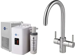 Zestaw INSINKERATOR HOT Bateria 4W1J stal szczotkowana + chłodziarka, zbiornik i filtr 45357B CCZ - Baterie kuchenne - miniaturka - grafika 1