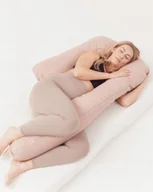 Poduszki do karmienia - PIAPIMO-PODUSZKA CIĄŻOWA DO SPANIA TYPU 7 TEDDY RÓŻ - miniaturka - grafika 1