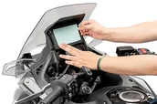 Części motocyklowe - Puig 21549W Osłona Dashboard Przezroczysty - miniaturka - grafika 1
