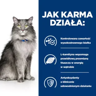 HILL'S PD Prescription Diet Feline l/d 1,5kg - Sucha karma dla kotów - miniaturka - grafika 3