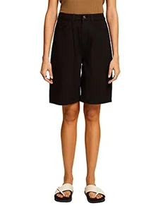ESPRIT Collection Damskie szorty dżinsowe 043EO1C303, 001/BLACK, 31, 001/Black - Spodenki damskie - miniaturka - grafika 1