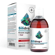 Suplementy naturalne - AURA HERBALS Silidrop + bor - krzem organiczny MMST Silicium G5 - płyn 500ml 21AURSILDT - miniaturka - grafika 1