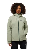 Kurtki i kamizelki sportowe damskie - Jack Wolfskin Kurtka funkcyjna "Wisper" w kolorze miętowym - miniaturka - grafika 1