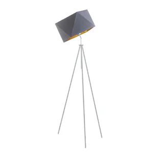 Lampa stojąca trójnóg skandynawska HAVANA GOLD - Lampy stojące - miniaturka - grafika 1