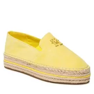 Espadryle damskie - Espadryle Tommy Hilfiger - Th Suede Platform Espadrille FW0FW07069 Vivid Yellow ZGS - miniaturka - grafika 1