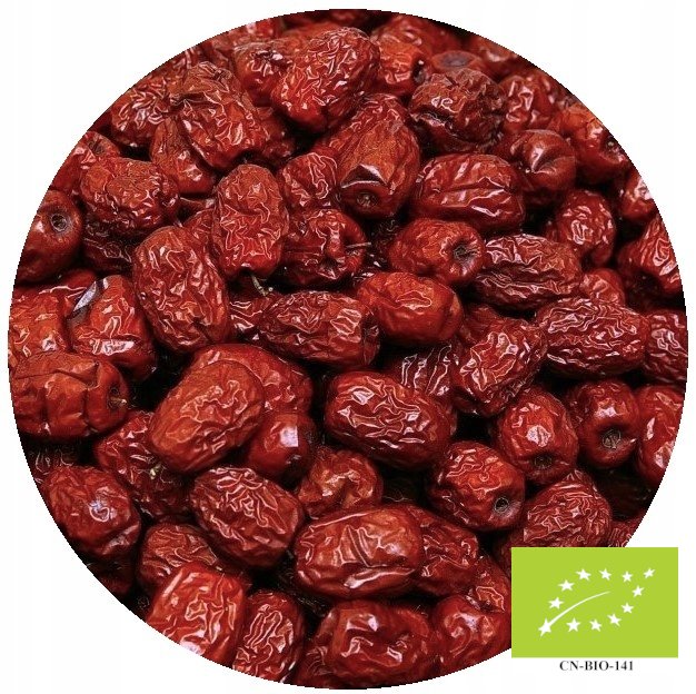 Owoc Głożyny Bio Głożyna Pospolita susz Ziziphus jujuba Da Zao Daktyl 500 g