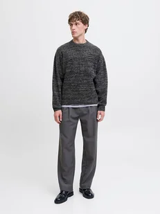 Jack & Jones Sweter w kolorze antracytowym - Swetry męskie - miniaturka - grafika 1