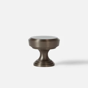 Gałka meblowa mosiężna G2 30x26 kolor szary - Meble modułowe i akcesoria - miniaturka - grafika 1