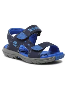 Timberland Sandały Moss Jump 2 Strap Sandal TB0A1YNH0191 Granatowy - Buty dla dziewczynek - miniaturka - grafika 1