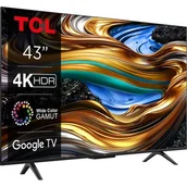 Telewizory - Telewizor TCL 43P755 43" LED 4K Google TV - miniaturka - grafika 1