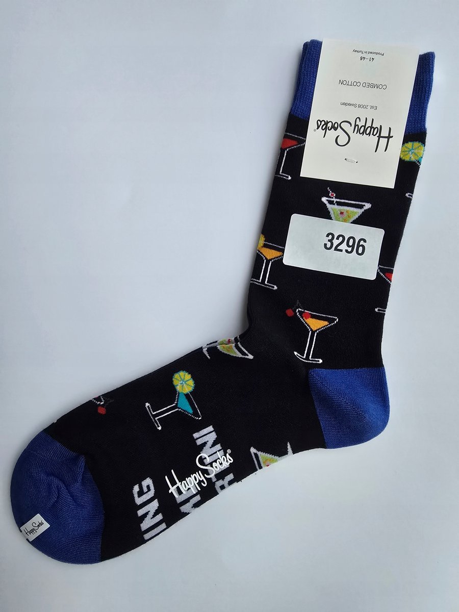 Kolorowe skarpety Happy Socks unisex rozmiar 41-46 (3296)