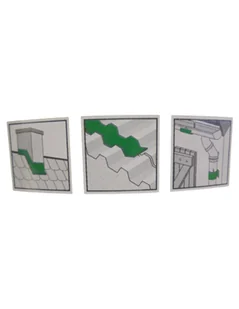 Taśma dekarska aluminiowa ALUBAND brązowy 15cmx10m Den Braven - Taśmy klejące Taśma dekarska aluminiowa ALUBAND brązowy 15cmx10m Den Braven - Taśmy klejące - miniaturka - grafika 3