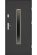 Drzwi zewnętrzne - Drzwi Zewnętrzne Z Ościeżnicą Setto Dario 90 Cm Prawe Antracyt Reflex - miniaturka - grafika 1