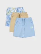 Spodnie i spodenki dla chłopców - Sinsay - Szorty 3 pack - wielobarwny - miniaturka - grafika 1
