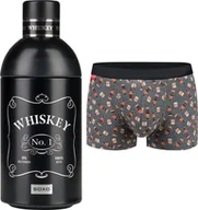 Majtki męskie - Soxo Bokserki męskie Whiskey w butelce idealny pomysł na prezent L - miniaturka - grafika 1