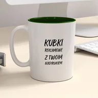 Kubki - Firmowy kubek reklamowy - CLASSIC z kolorowym wnętrzem - miniaturka - grafika 1
