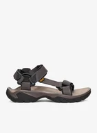 Sandały męskie - Sandały turystyczne Teva Terra Fi 5 Universal Leather - dark gull grey - miniaturka - grafika 1