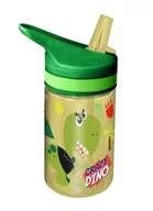 Bidony dla dzieci - Bidon 400Ml Tritan Crazy Dino Kl11261 Kids Euroswan - miniaturka - grafika 1
