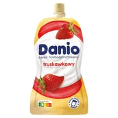 Kefiry, jogurty, maślanki - Danone Serek homogenizowany truskawkowy z wapniem i witam... - miniaturka - grafika 1