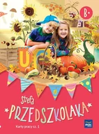 Edukacja przedszkolna - Strefa przedszkolaka. Poziom B+. Karty pracy. Część 1 - miniaturka - grafika 1