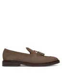 Półbuty męskie - BOSS Mokasyny Cassian Loaf Sdts 50539275 Beżowy - miniaturka - grafika 1