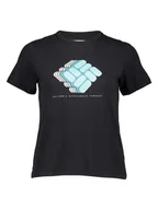 Koszulki sportowe damskie - Columbia Koszulka funkcyjna "Sun Trek" w kolorze czarnym - miniaturka - grafika 1