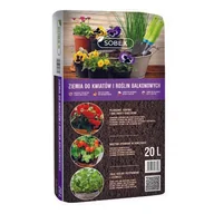 Ziemia ogrodowa - Sobex Ziemia do kwiatów i roślin balkonowych 20 l - miniaturka - grafika 1