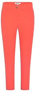 Spodnie damskie - Morgan Damskie spodnie PCRIS.F pomarańczowe T38, Papaya, 36 - grafika 1