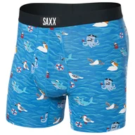 Majtki męskie - Bokserki Saxx Ultra Super Soft Boxer Brief Fly Rozmiar: XL / Kolor: jasnoniebieski - miniaturka - grafika 1