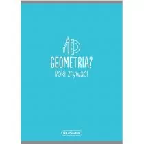 Herlitz Zeszyt A5/32K gładki Geometria (10szt) - - Zeszyty szkolne - miniaturka - grafika 1