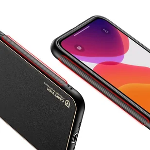 Dux Ducis Yolo eleganckie etui pokrowiec ze skóry ekologicznej iPhone 12 Pro czarny - Etui i futerały do telefonów - miniaturka - grafika 7