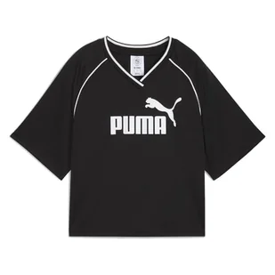PUMA Damska koszulka piłkarska Ess Relaxed Cropped (1 opakowanie) - Koszulki i topy damskie - miniaturka - grafika 1