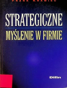 Strategiczne myślenie w firmie - Ekonomia - miniaturka - grafika 1
