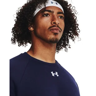 Bluza męska UNDER ARMOUR Sportowa Rival Fleece Crew Granatowa - Bluzy męskie - miniaturka - grafika 5