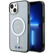 Etui i futerały do telefonów - Etui BMW Silver Ring MagSafe do Apple iPhone 14 Plus Przezroczysty - miniaturka - grafika 1