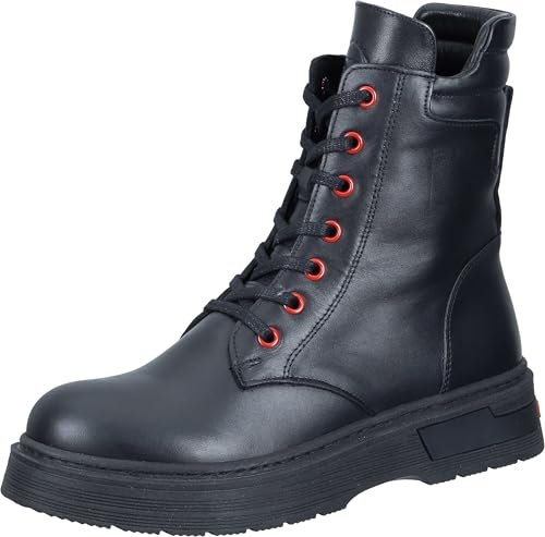 Manitu Damskie 990682-01 Półdługie kozaki, czarne, 38 EU, czarny, 38 EU