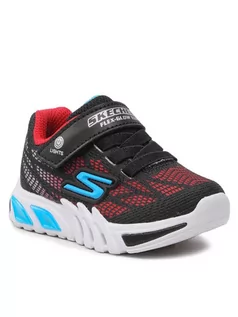 Buty dla chłopców - Skechers Sneakersy Vorlo 400137N/BKRB Czarny - grafika 1