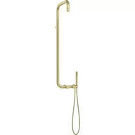 Zestawy prysznicowe - Zestaw prysznicowy natynkowy DEANTE Silia NQS R4XM z deszczownicą Złoto szczotkowane | Bezpłatny transport - miniaturka - grafika 1