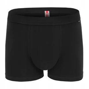 Bokserki męskie bawełniane wygodne ROCKY czarne XXL Pako Jeans - Majtki męskie - miniaturka - grafika 1