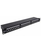 Kable komputerowe i do monitorów - Intellinet PATCH PANEL 24 PORT CAT6A, STÍNĚNÝ FTP, CZARNY (0000050887) - miniaturka - grafika 1