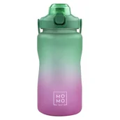 Shakery i bidony sportowe - Butelka plastikowa SOXO Momoway Zielono-różowy - miniaturka - grafika 1