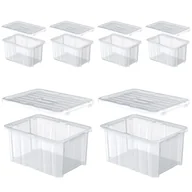 Inne mocowania - Zestaw pojemników NCC16 + NCC12 z pokrywką 6 szt - miniaturka - grafika 1