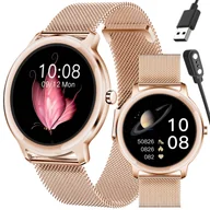 Smartwatch - Rubicon RNBE66 - (sr014b) Różowe złoto - miniaturka - grafika 1