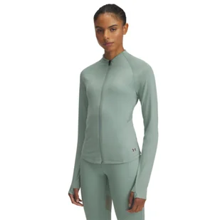 Damski longsleeve treningowy Under Armour Vanish Elite Vent FZ - zielony - Koszulki i topy damskie - miniaturka - grafika 1